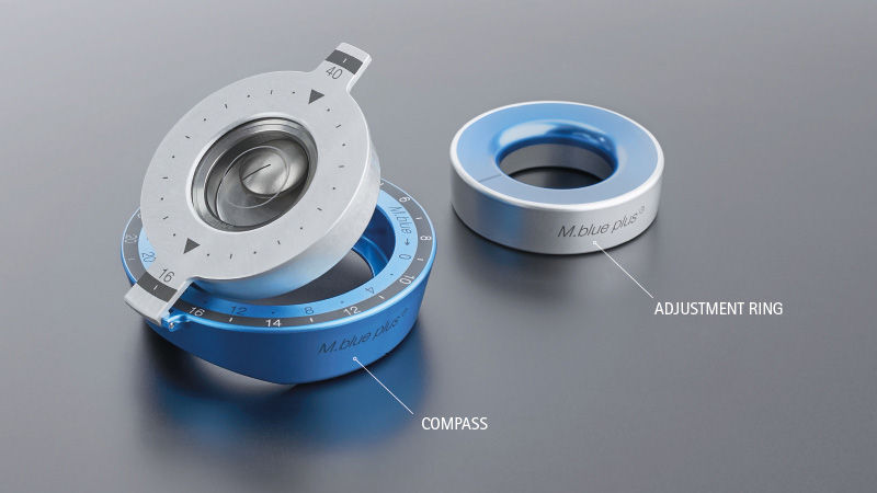 M.blue® ventilkompass och justeringsring