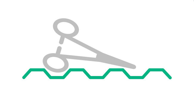 AESCULAP Aicon® vågformad gallerbotten