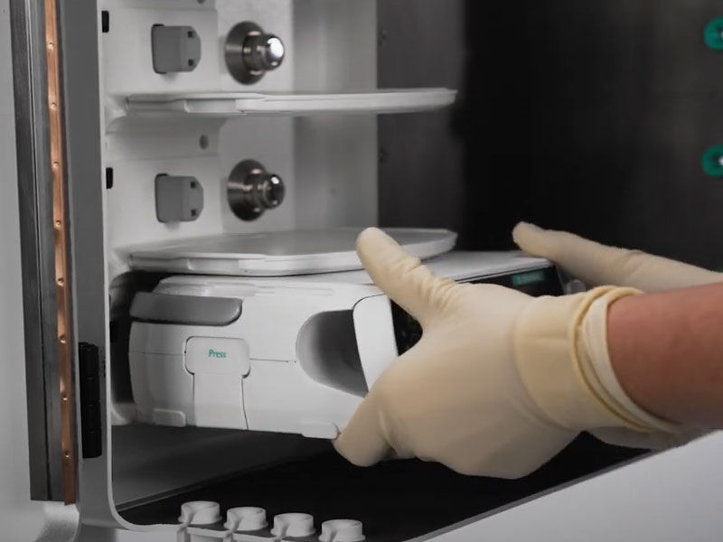 Sätta in en pump i en station