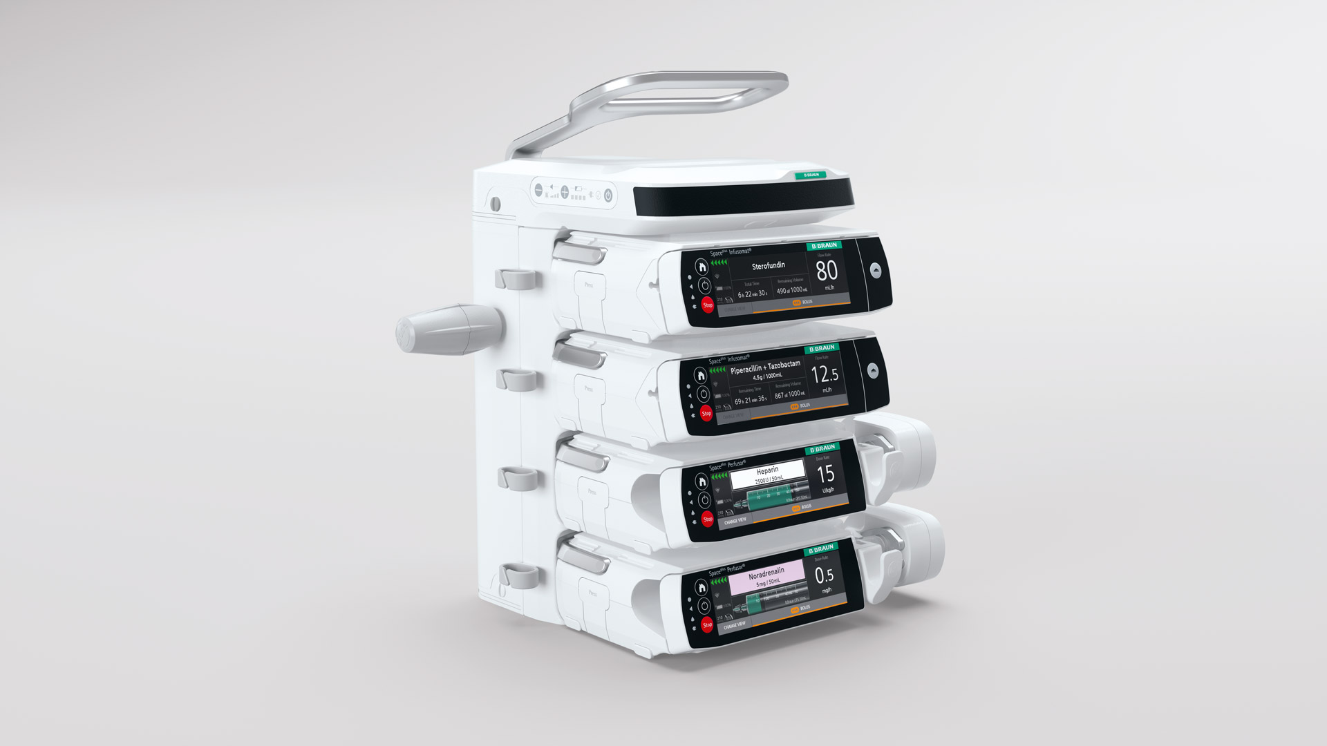 Spaceplus Station med infusionspumpar