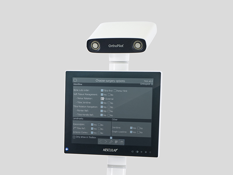OrthoPilot®-navigationssystem med monitor